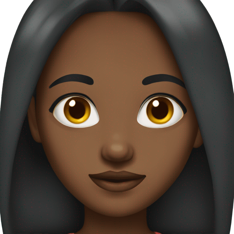 Pretty black girl emoji