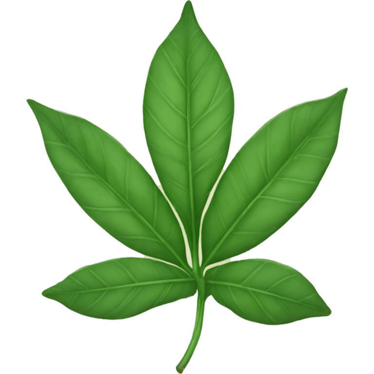 Mariana leaf  emoji