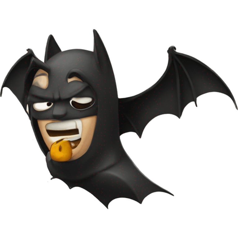 bat with man emoji