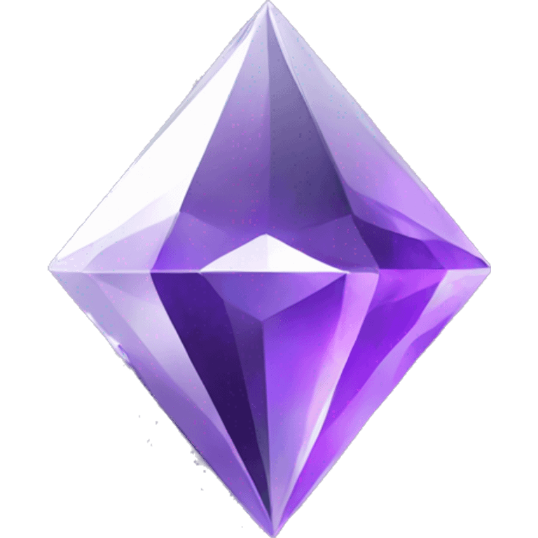 black and white diamond mixed, with a purple aura emoji