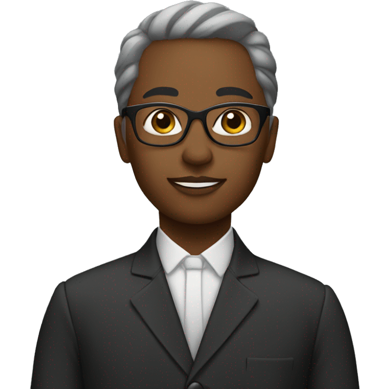 black librarian emoji