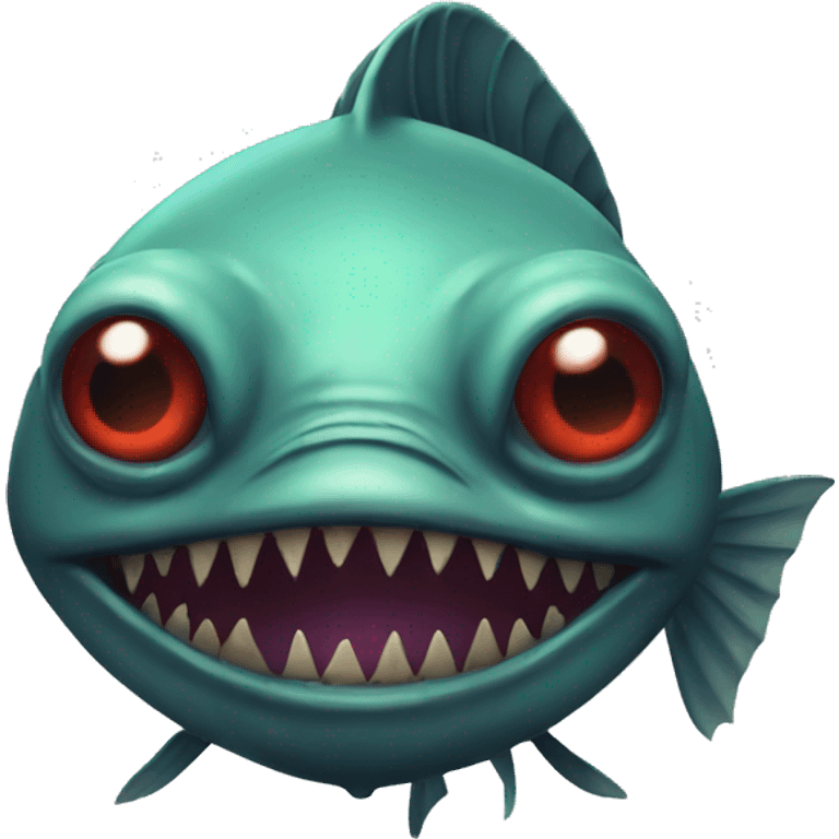 evil fish alien emoji