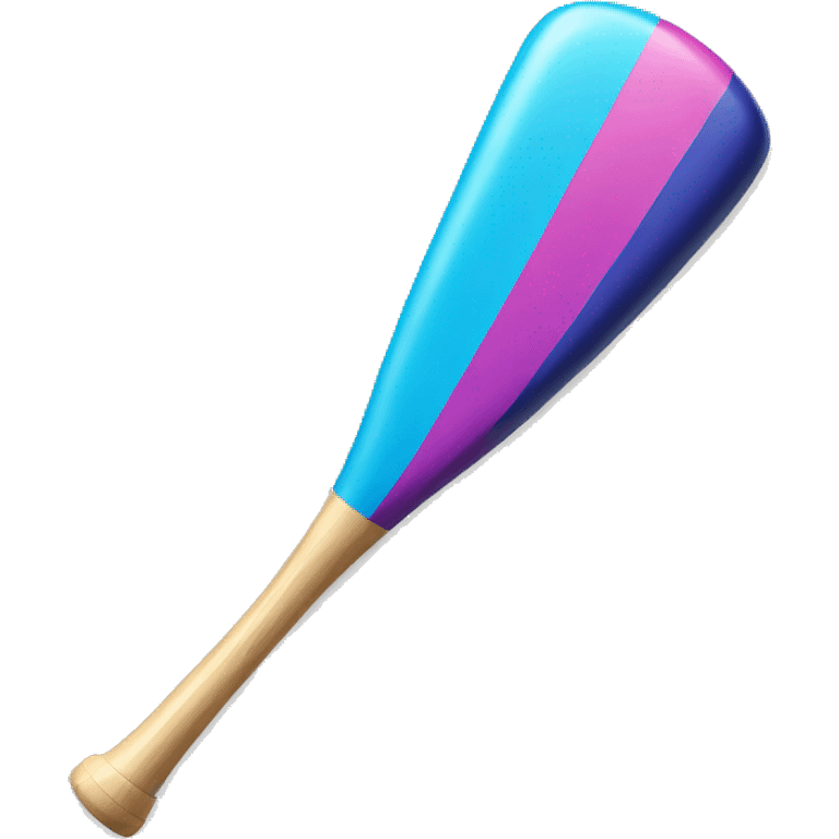 Transgender colors baseball bat emoji