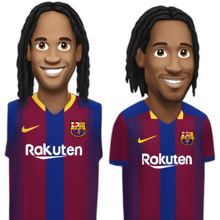 Ronaldinho-messi emoji