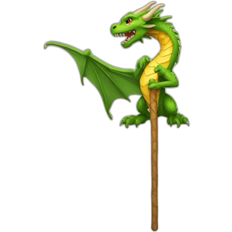 Dragon sticks emoji