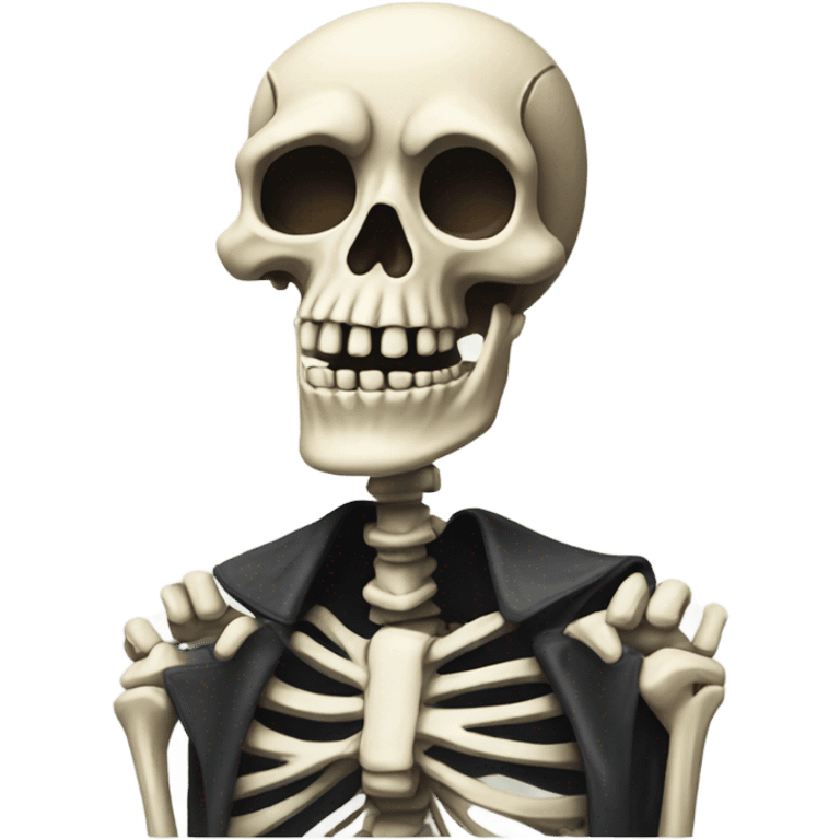 Embarrassing skeleton  emoji