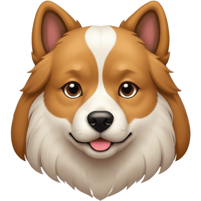 Masculine dog emoji