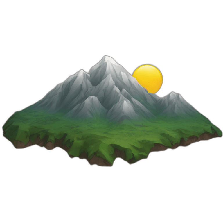 Mountain emoji