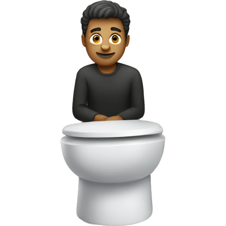 Man in a toilet  emoji