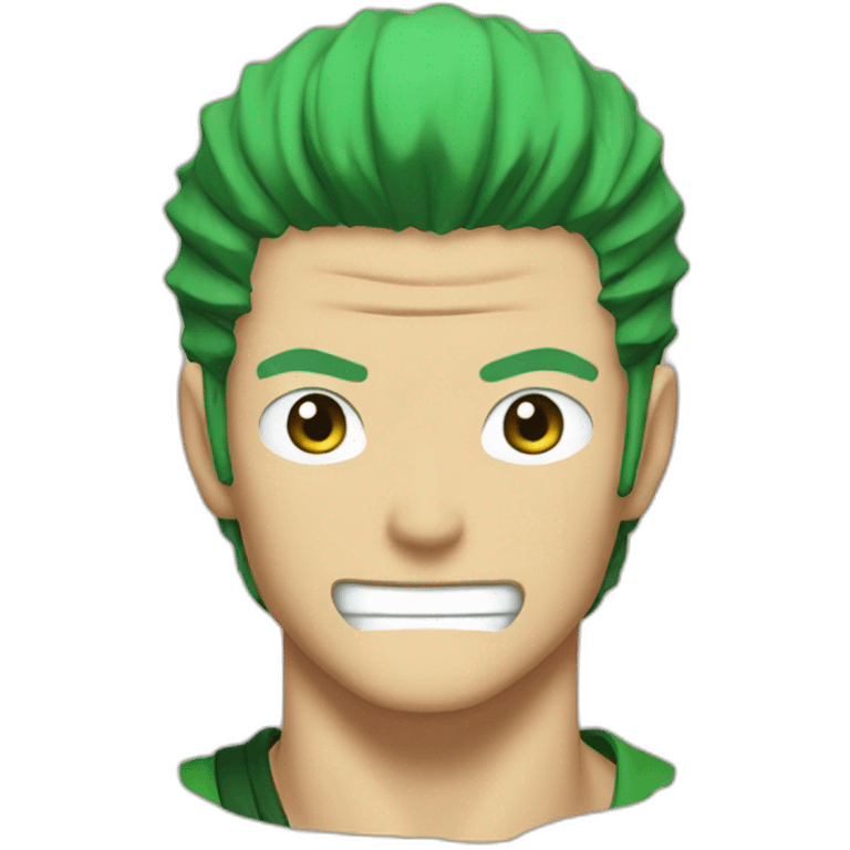 zoro one piece head emoji