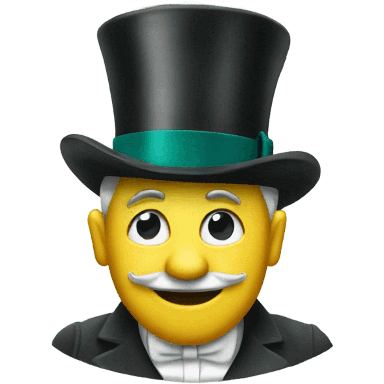 5£ bill with a tophat emoji