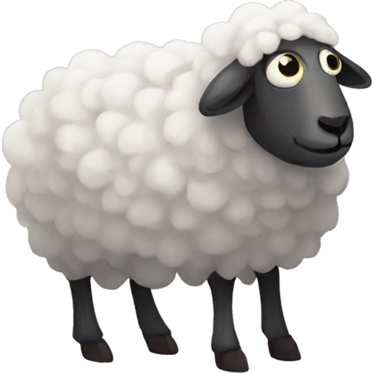 spooky sheep emoji