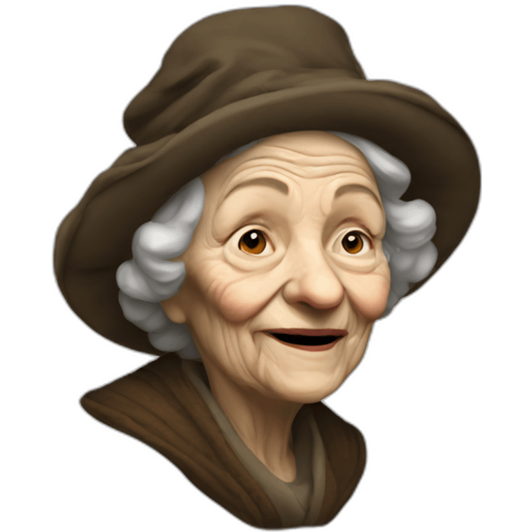 rembrandt old lady emoji