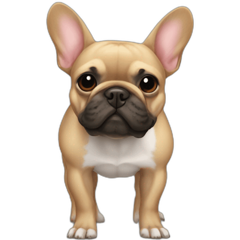 french bulldog butt emoji