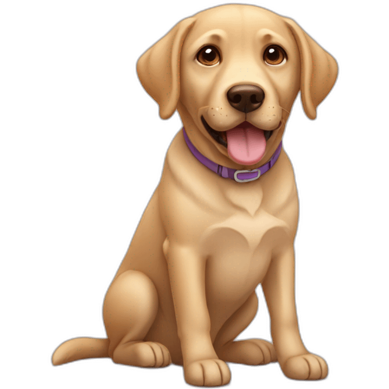 labrador  emoji