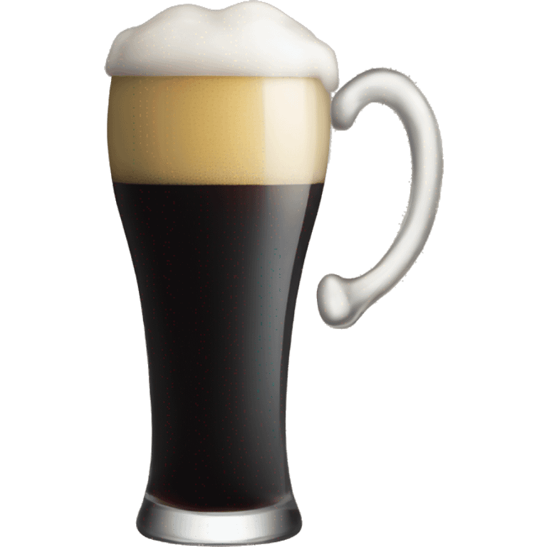 Black beer emoji