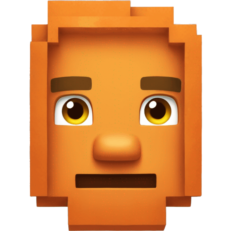 minecraft orange emoji