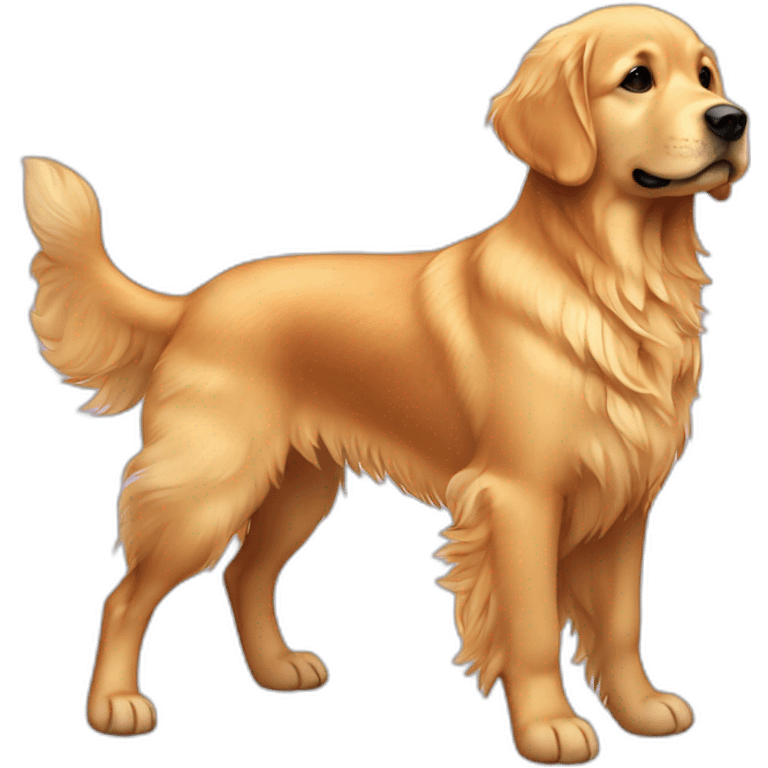 golden retriever cachorro dorado emoji