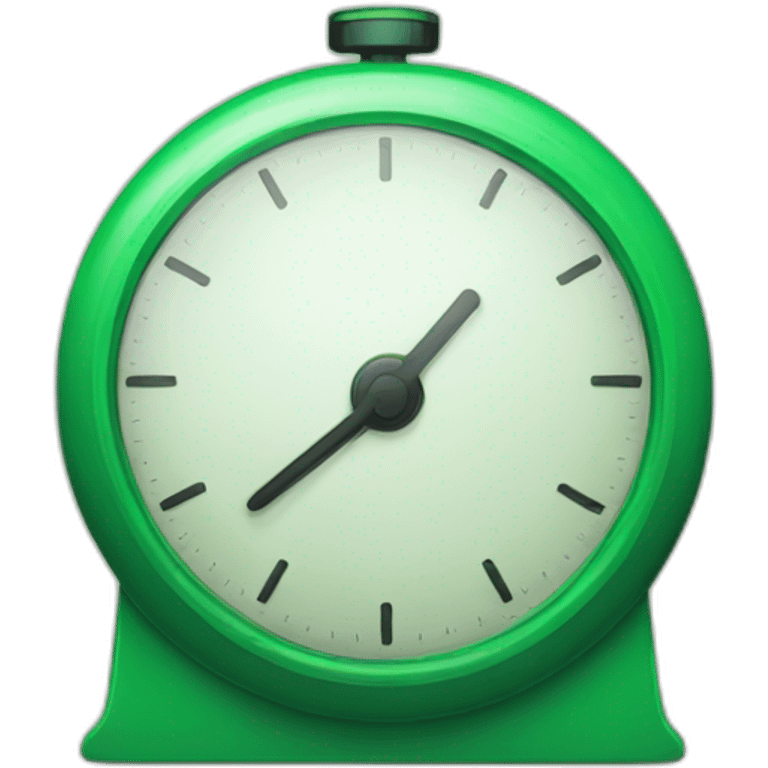 green timer emoji