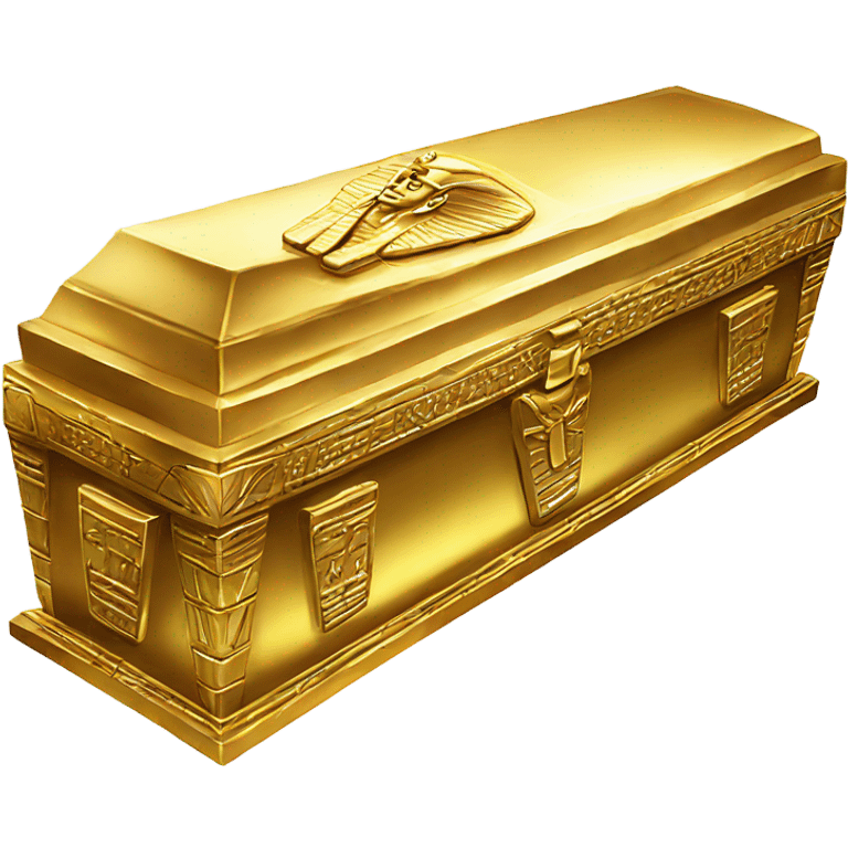 gold egyptian coffin emoji