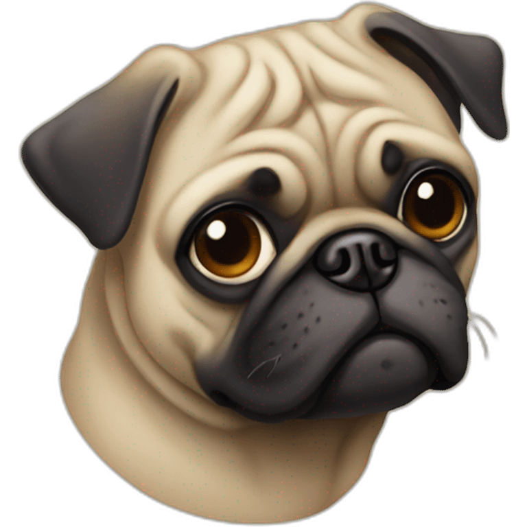 old Pug emoji