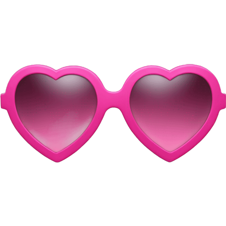 Pink heart sunglasses  emoji