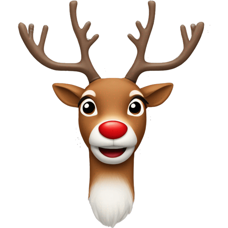 rudolph the red nose reindeer  emoji