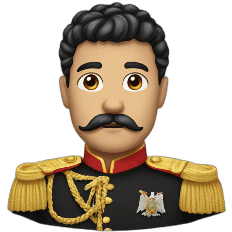 Boy dictator funny mustache emoji