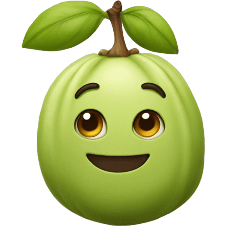 Pistacchio smiling with a cute head emoji