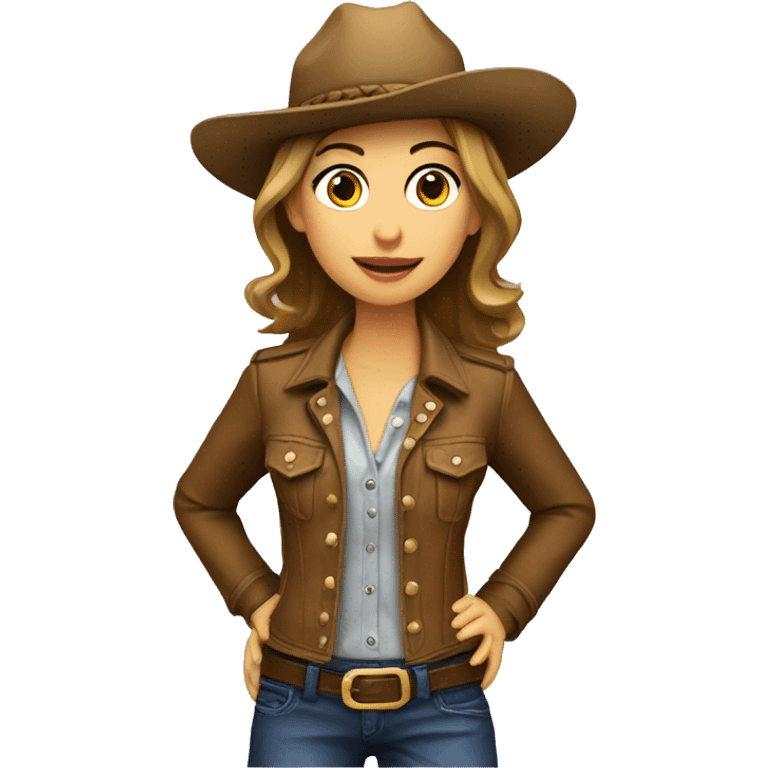 Rodeio show feminino  emoji