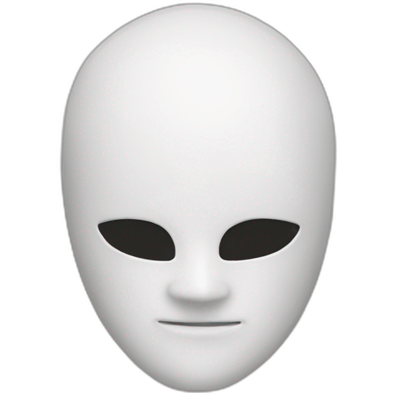 mask white emoji