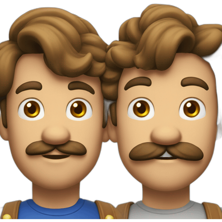 mario e o luidi emoji