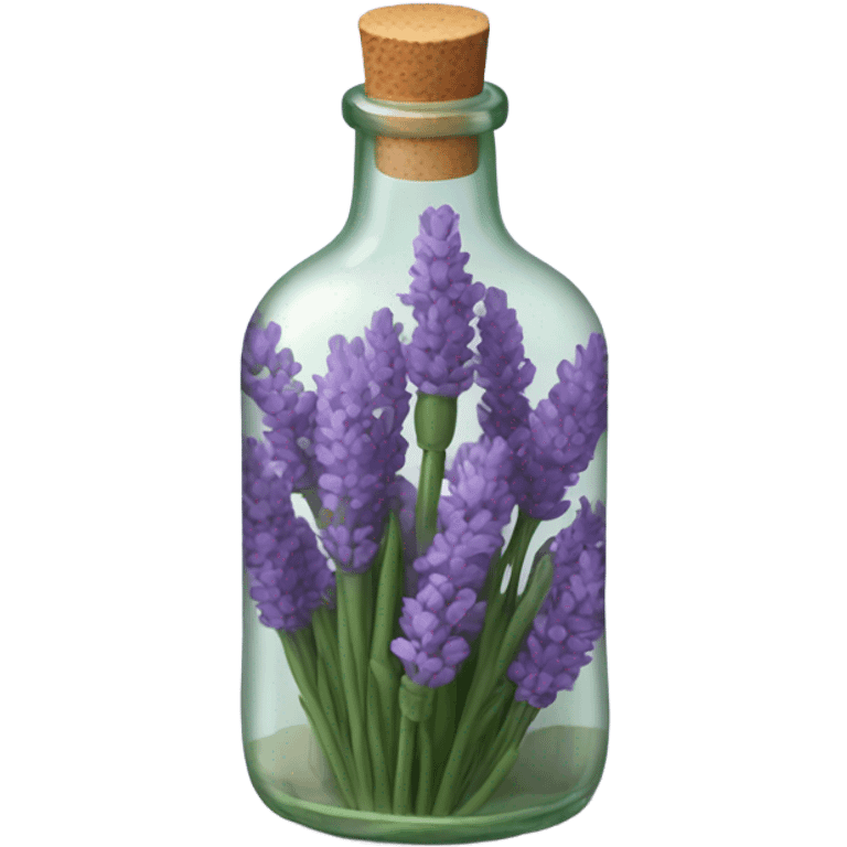 Lavender in a bottle emoji