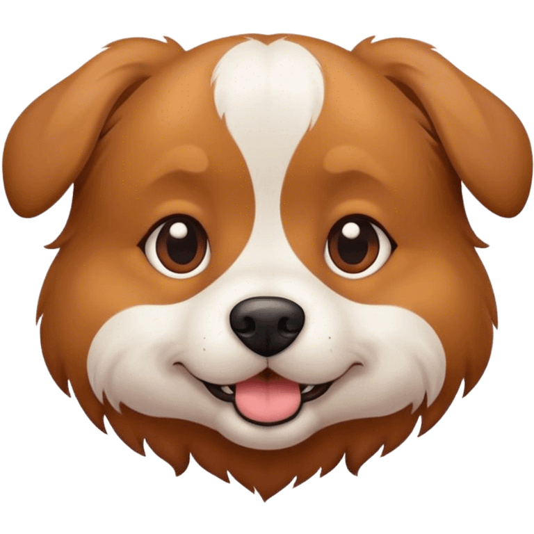 a cute dog emoji