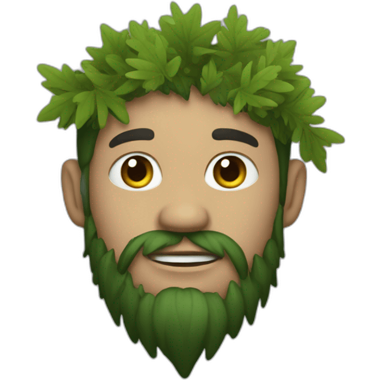 A 2d forest man emoji