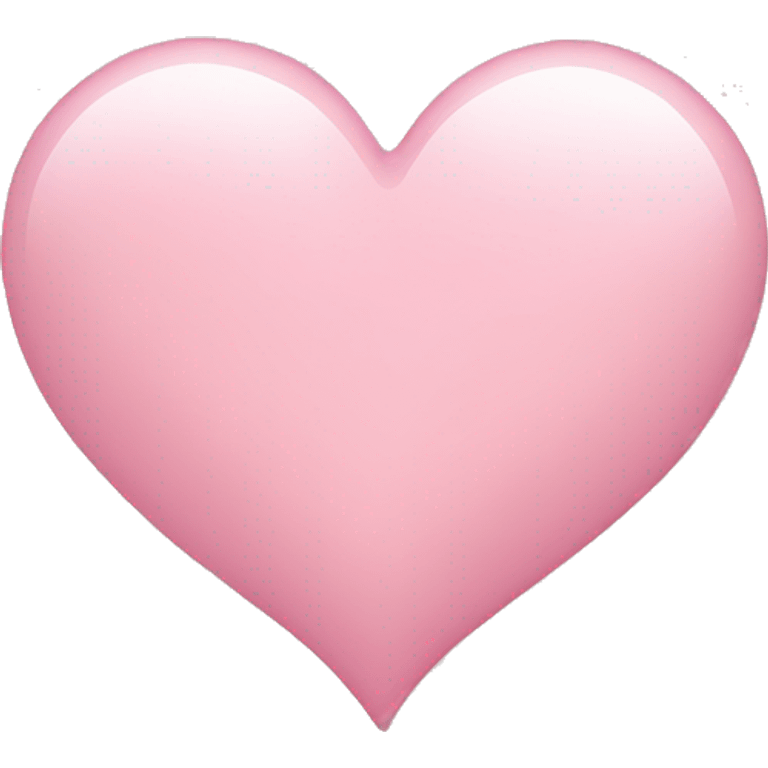 Light pink heart  emoji