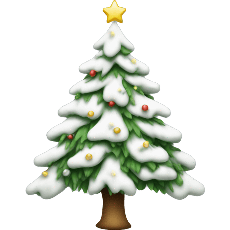 White christmas tree emoji