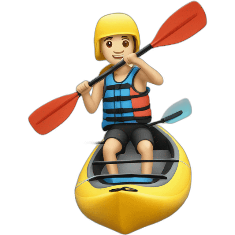 Kayaking emoji