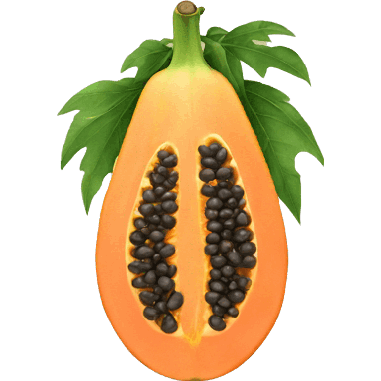 Papaya emoji