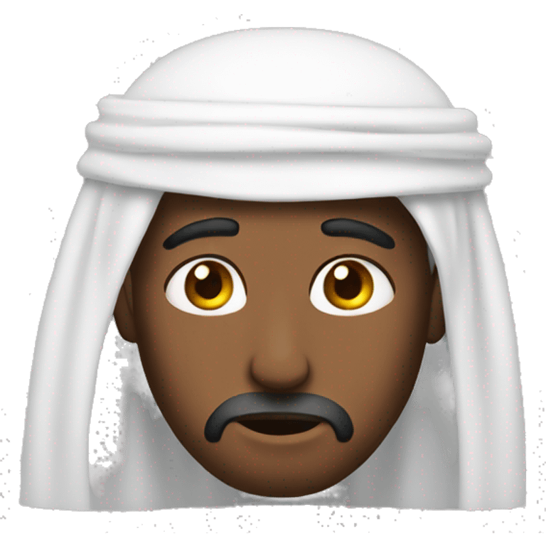 Arab holding his head emoji