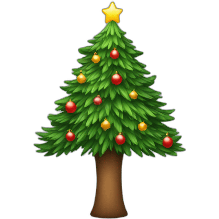 A Christmas tree  emoji