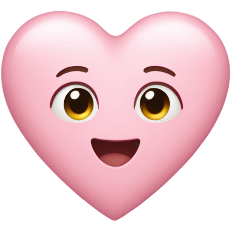 light pink heart emoji