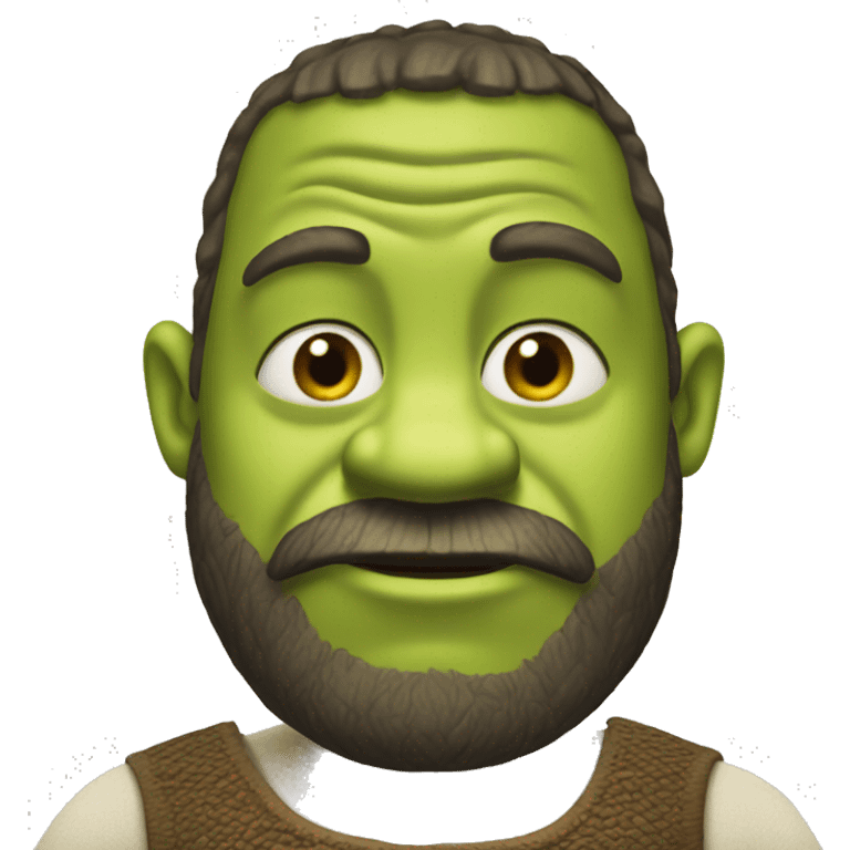 Shrek with a beard  emoji