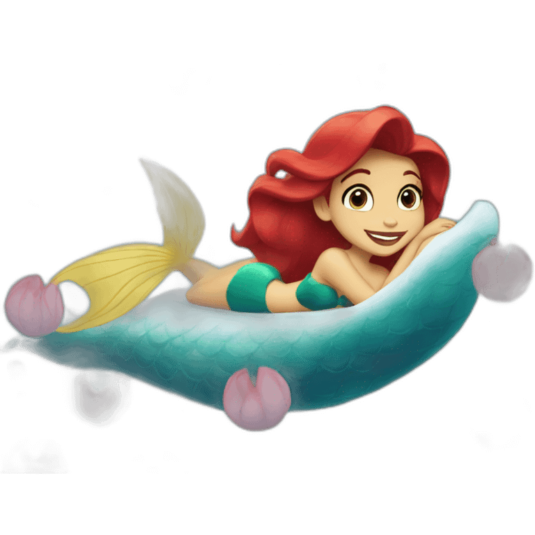 The little mermaid disney emoji