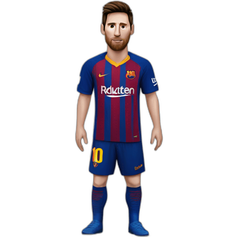 messi barcelona emoji