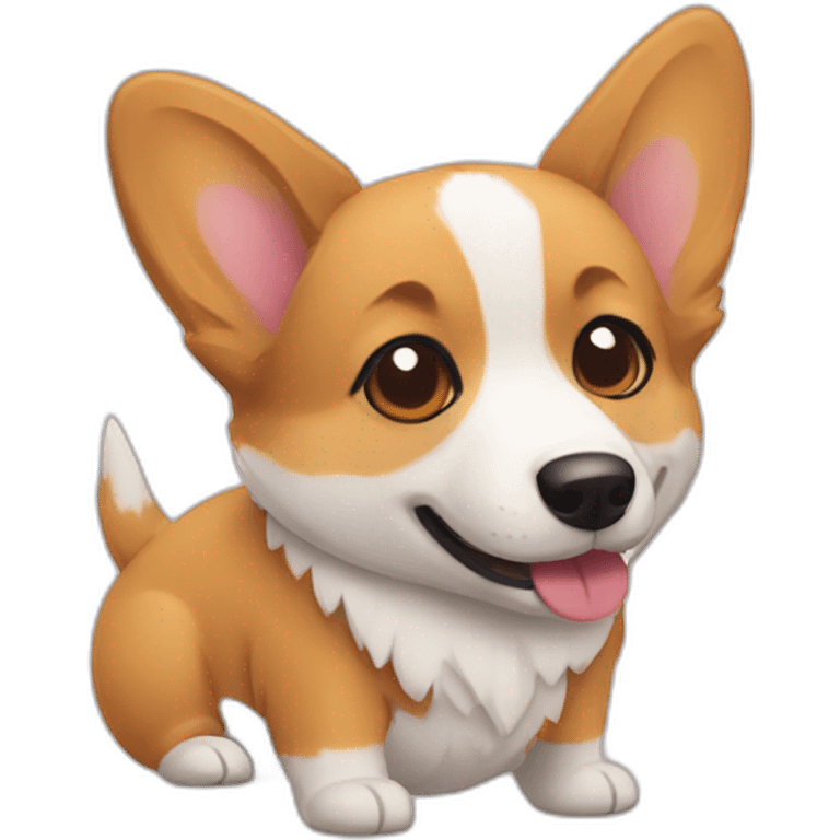 corgi with hodie emoji