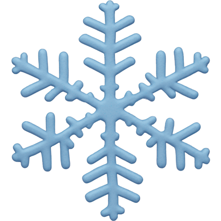 Snowflake next to the state of Texas  emoji