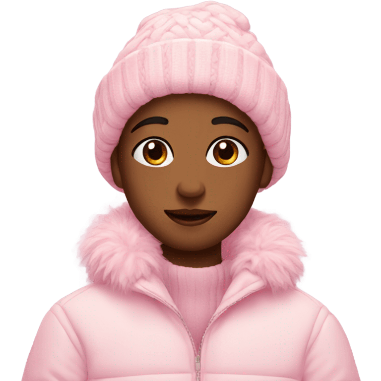 Pink cute winter aesthetic  emoji