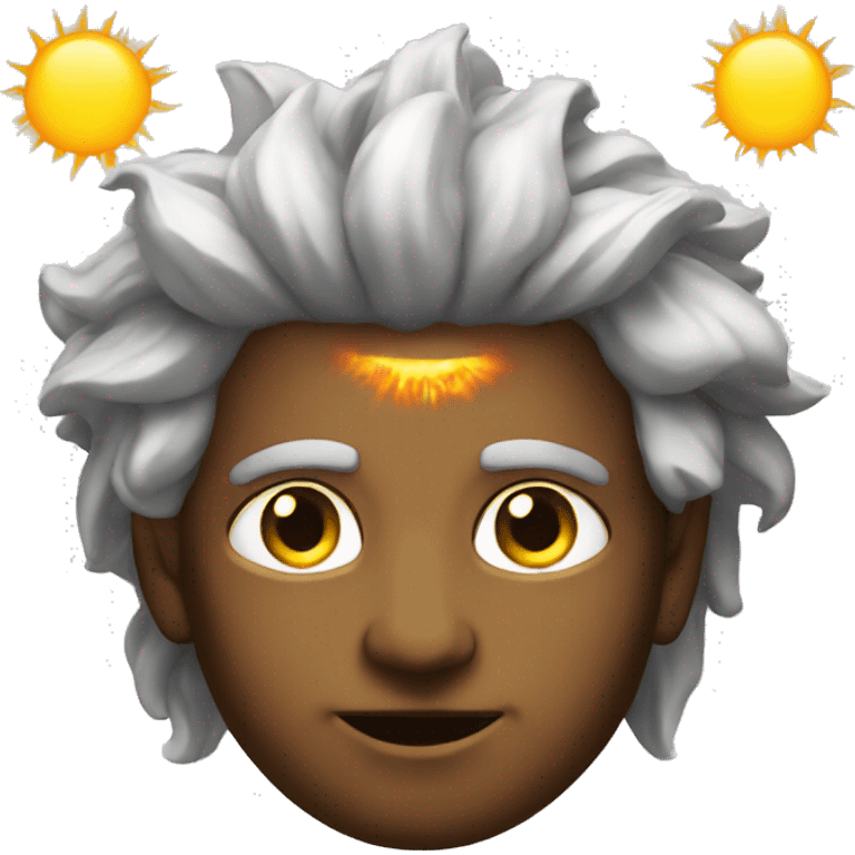 Sun god emoji