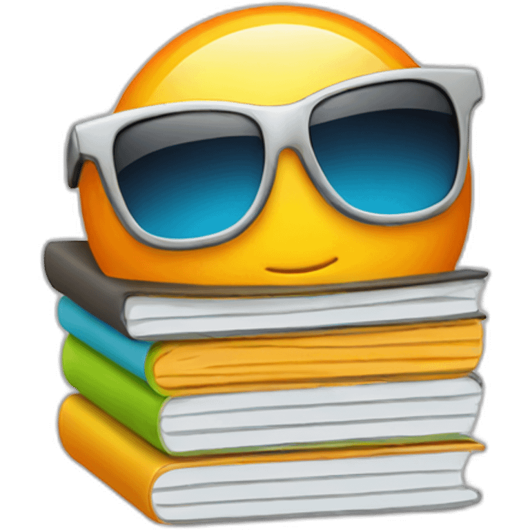 stack overflow logo wearing sunglasses emoji